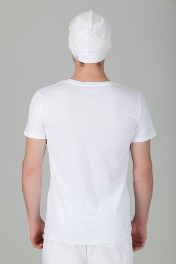 Männer Sat Nam T shirt Blau Rundhals – Bild 5