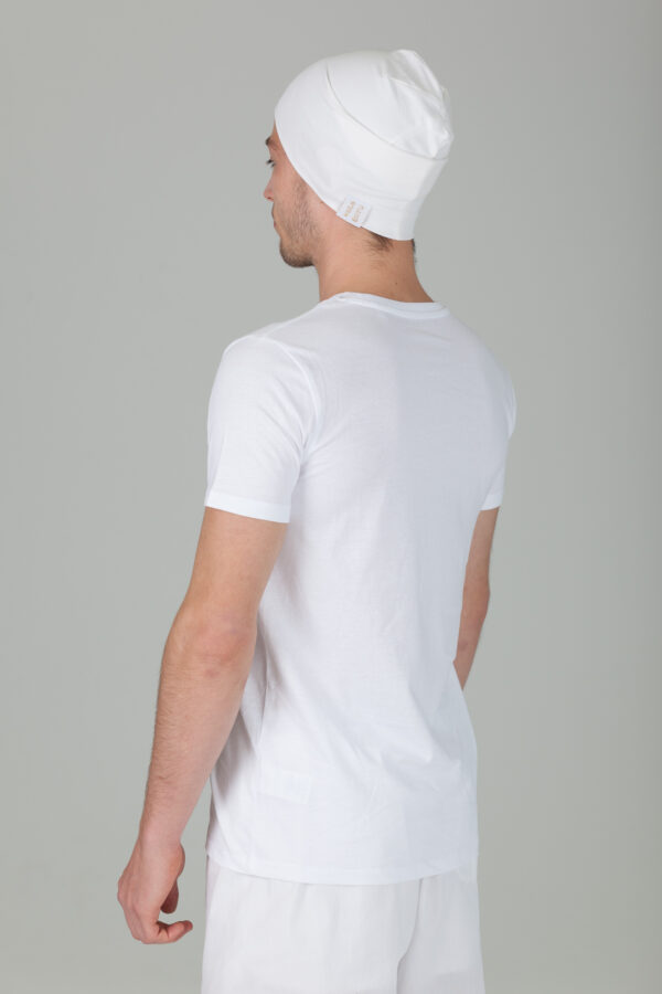 Männer Sat Nam T shirt Blau Rundhals – Bild 4